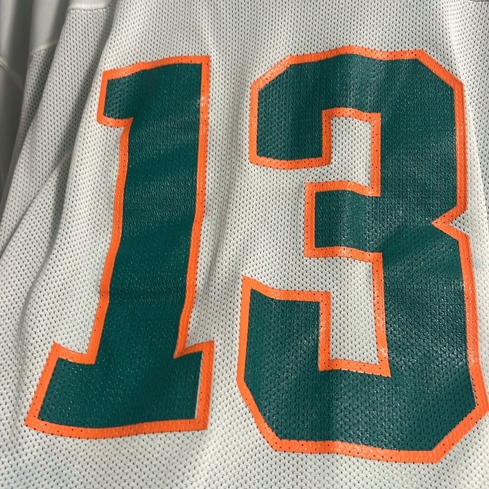 Vintage Reebok Size 54 Dan Marino Reversible Dolphins Jersey - Picture 8 of 16